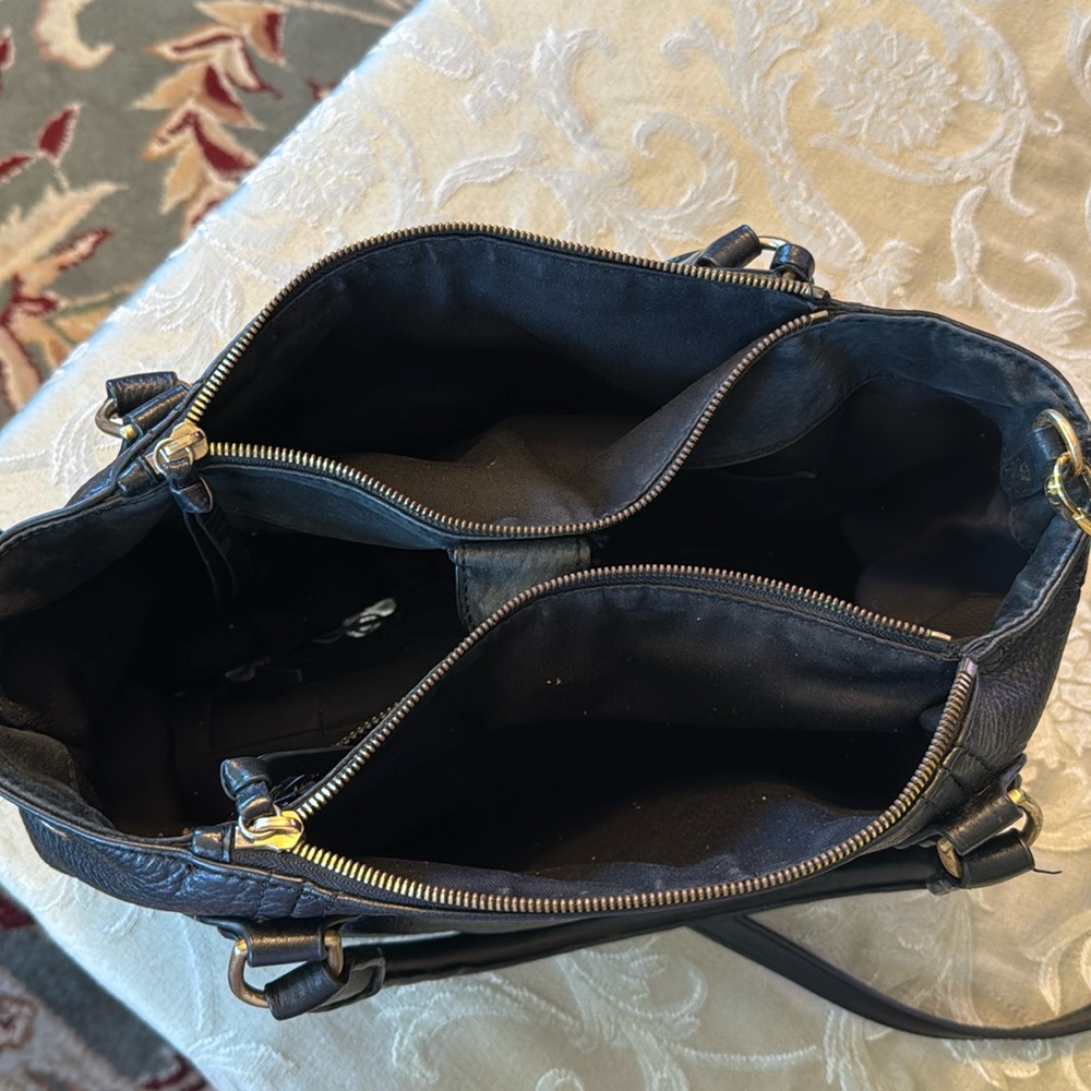 I Crew pebbled leather soft bag